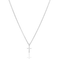 Simple Style Cross Alloy Plating Gold Plated Unisex Pendant Necklace sku image 2