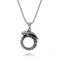 Hip-Hop Retro Punk Dragon 304 Stainless Steel Men'S Pendant Necklace main image 5