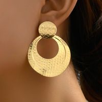 1 Pair Elegant Retro Geometric Ferroalloy Drop Earrings main image 2