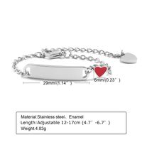 Estilo Simple Estrella Forma De Corazón Corona Acero Inoxidable 304 Circón Pulsera Al Mayoreo sku image 2