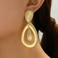 1 Pair Elegant Retro Geometric Ferroalloy Drop Earrings sku image 1