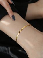 Casual Elegant Solid Color Stainless Steel Women's Anklet main image 1