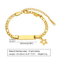 Style Simple Star Forme De Cœur Couronne Acier Inoxydable 304 Zircon Bracelets En Masse sku image 11