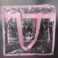 Unisex Basic Solid Color Pvc Shopping Bags sku image 3