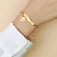 Simple Style Star Heart Shape Crown 304 Stainless Steel Zircon Bracelets In Bulk main image 8