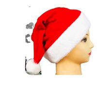 Christmas Simple Style Color Block Cloth Party Christmas Hat main image 3