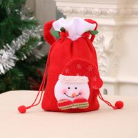 Christmas Simple Style Elk Cloth Party Gift Bags sku image 6