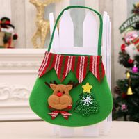 Christmas Simple Style Elk Cloth Party Gift Bags sku image 3