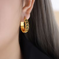 1 Pair Elegant Retro Baroque Style Geometric Plating Inlay Imitation Pearl Titanium Steel Artificial Gemstones Artificial Pearls 18k Gold Plated Earrings sku image 15