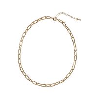 Elegant Modern Style Solid Color Copper Necklace In Bulk main image 4
