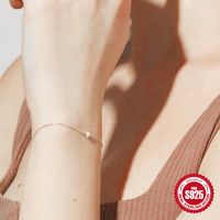 Style Simple Géométrique Argent Sterling Placage Bracelets main image 4