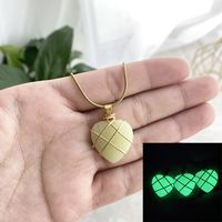 Retro Lady Heart Shape Crystal Agate Knitting Charms sku image 2