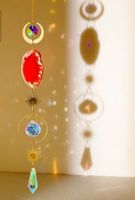 Simple Style Water Droplets Agate Pendant Suncatcher Artificial Decorations sku image 1