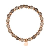 Casual Cute Simple Style Round Stainless Steel Rose Gold Plated Bracelets In Bulk main image 6