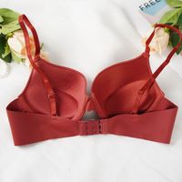 Solid Color Underwire Bra Sexy Soft Breathable Bra main image 3