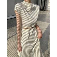 Simple Style Solid Color Maxi Dresses Polyester Hollow Out Regular Dress Midi Dress Dresses main image 4