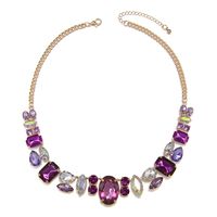 Vintage Style Oval Water Droplets Arylic Women's Necklace sku image 3