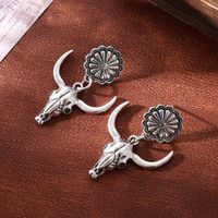 1 Pair Classic Style Cattle Alloy Drop Earrings main image 1