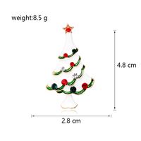 Cute Christmas Tree Alloy Inlay Rhinestones Unisex Brooches main image 5