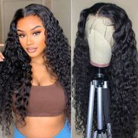 Women's African Style Street High Temperature Wire Side Fringe Long Curly Hair Wigs sku image 1