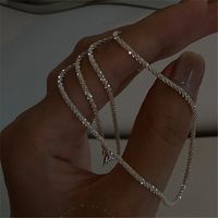 Simple Cauliflower Chain Sparkling Starry Necklace sku image 9
