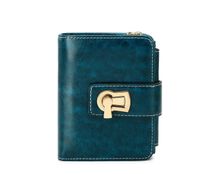 Women's Solid Color Pu Leather Buckle Coin Purses sku image 1