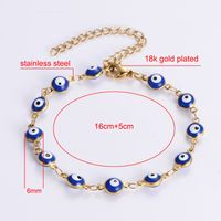 Ethnic Style Devil's Eye 304 Stainless Steel 18K Gold Plated No Inlaid Bracelets In Bulk main image 6