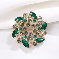 Estilo Coreano Flor Aleación Enchapado Diamantes De Imitación Mujeres Broches sku image 20