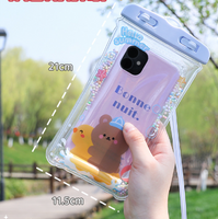 Cute Cartoon Waterproof Plastic Phone Pouch 1 Piece sku image 26