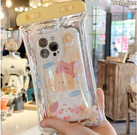Cute Cartoon Waterproof Plastic Phone Pouch 1 Piece sku image 31