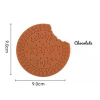 New Cute Creative Portable Thickened Chocolate Biscuits Mini Notepad sku image 3