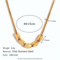 Vintage Style Simple Style Classic Style Animal Smiley Face Stainless Steel Plating Inlay Artificial Pearls 18k Gold Plated Pendant Necklace sku image 3