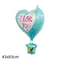 Valentinstag Herzform Aluminiumfolie Gruppe Luftballons sku image 24
