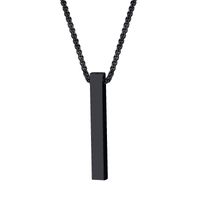 304 Stainless Steel Simple Style Plating Three-dimensional Cross Pendant Necklace main image 10