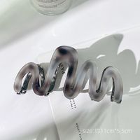 Modern Style Solid Color Acetic Acid Sheets Hair Claws sku image 4