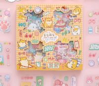 Cute Cartoon Hand Book Sticker Set Waterproof Sticker sku image 2