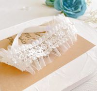 Princess Solid Color Bow Knot Lace Net Yarn Hair Band sku image 6