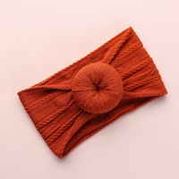 Casual Solid Color Bow Knot Nylon Sewing Hair Band sku image 2
