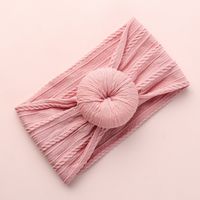 Casual Solid Color Bow Knot Nylon Sewing Hair Band sku image 9