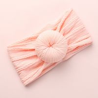 Casual Solid Color Bow Knot Nylon Sewing Hair Band sku image 11