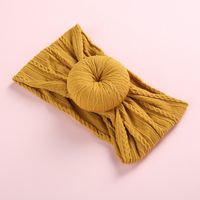 Casual Solid Color Bow Knot Nylon Sewing Hair Band sku image 16