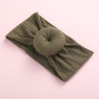 Casual Solid Color Bow Knot Nylon Sewing Hair Band sku image 17