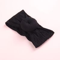Casual Solid Color Bow Knot Nylon Sewing Hair Band sku image 24