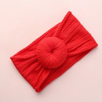 Casual Solid Color Bow Knot Nylon Sewing Hair Band sku image 31