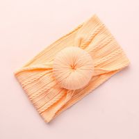 Casual Solid Color Bow Knot Nylon Sewing Hair Band sku image 33