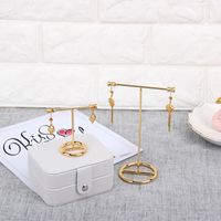 Simple Style Solid Color Metal Jewelry Rack main image 2