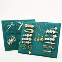 Simple Style Rectangle Flannel Jewelry Rack main image 1