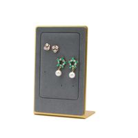 Simple Style Color Block Metal Jewelry Display Jewelry Rack sku image 5