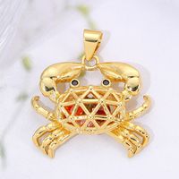 Simple Style Classic Style Animal Copper Plating Inlay Zircon 18k Gold Plated Jewelry Accessories main image 4