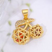 Simple Style Classic Style Animal Copper Plating Inlay Zircon 18k Gold Plated Jewelry Accessories main image 5